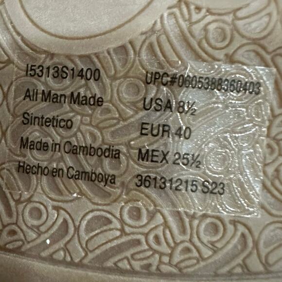 Sam and Libby light blue thongs full leather uppers text outfit bed size 8.5 - Picture 11 of 12